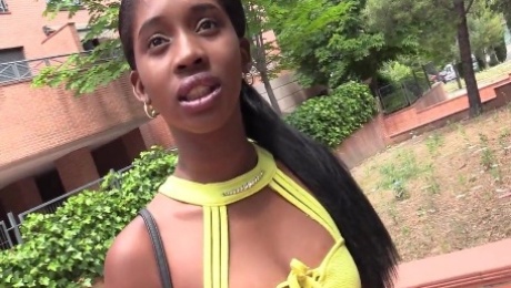 Beautiful ebony fuck older man