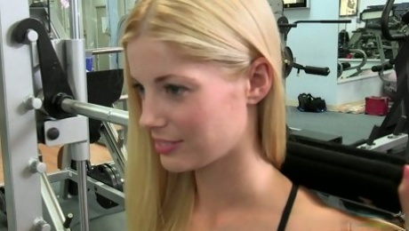 Charlotte Stokely is fucking in a gym