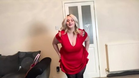 British BBW Curvy Milf with a fucking machine