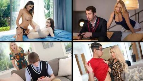 MILFs Versus Teens Compilation -Camila Cortez, Nikky Thorne, Armani Black, Sandy Love & Sarah Taylor