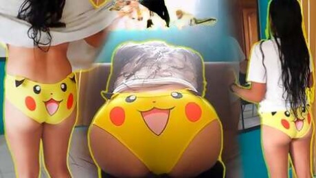 Do You Like How My Pikachu Panties Look on Me? Come Catch Her All